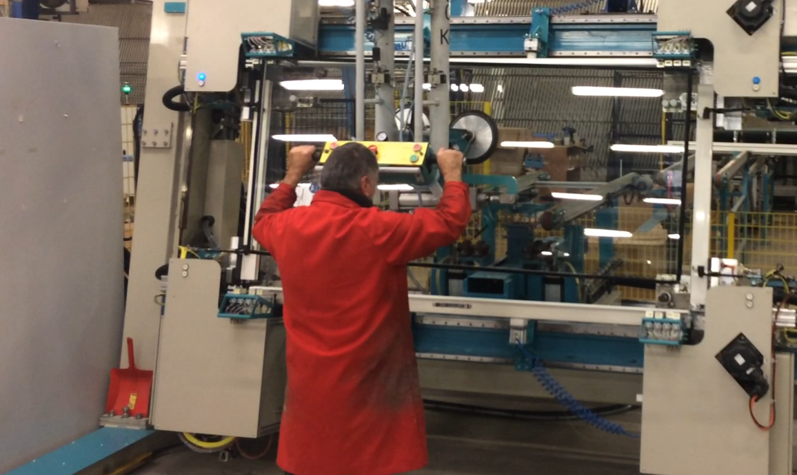 Cadreuse automatique Dubus avec manipulateur 160 kg