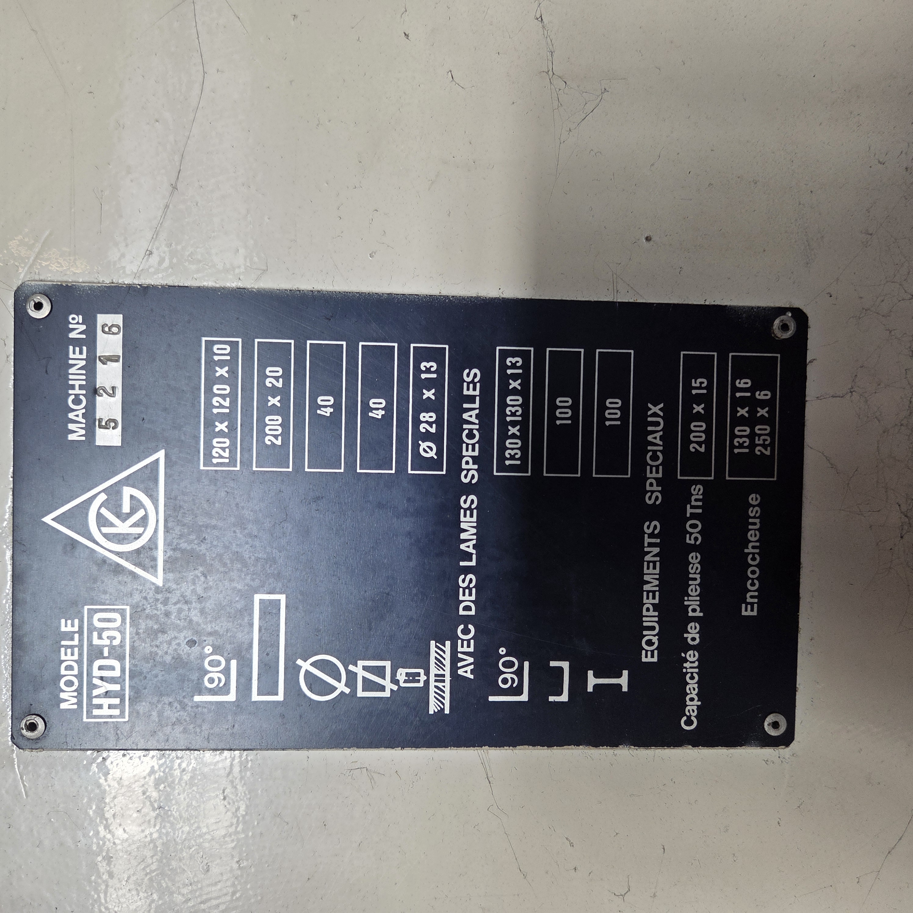 GEKA Hydracrop 50 SD – Poinçonneuse-cisailleuse hydraulique 50 t — vue 2